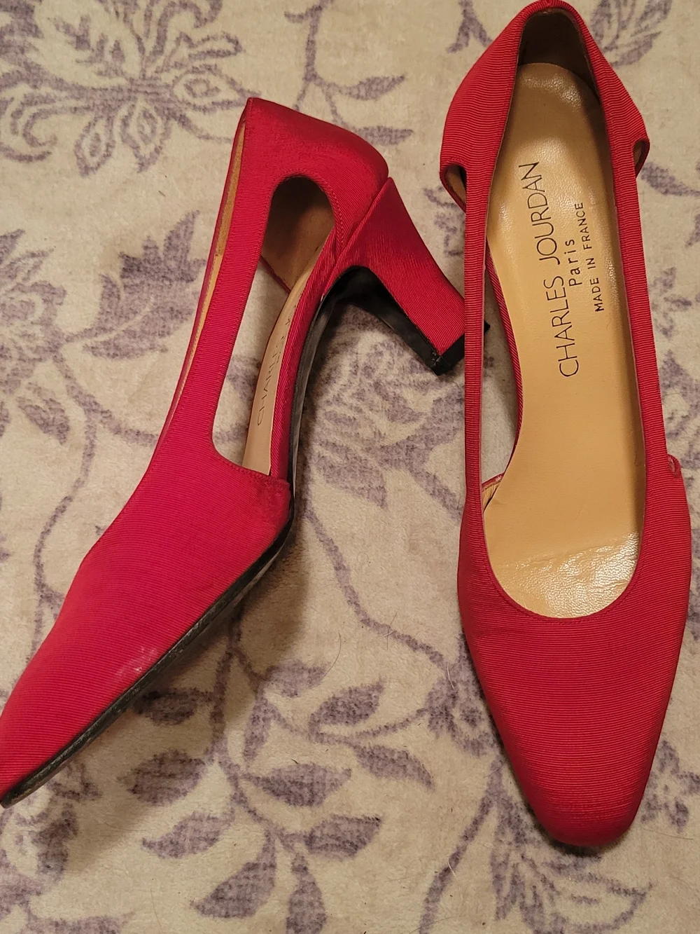 Charles Jourdan Red Women's Pumps